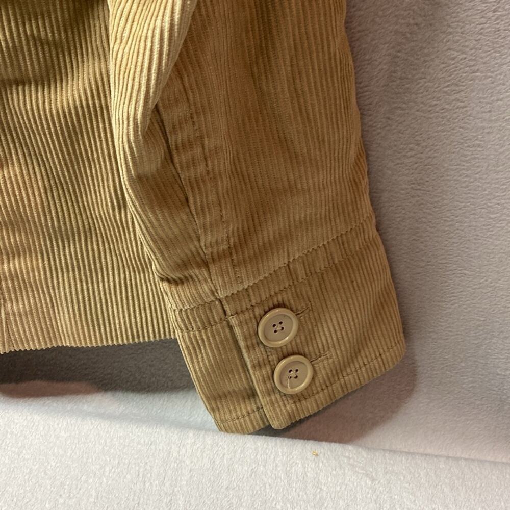 Gap Khaki Corduroy Double Button Front Jacket Siz… - image 5